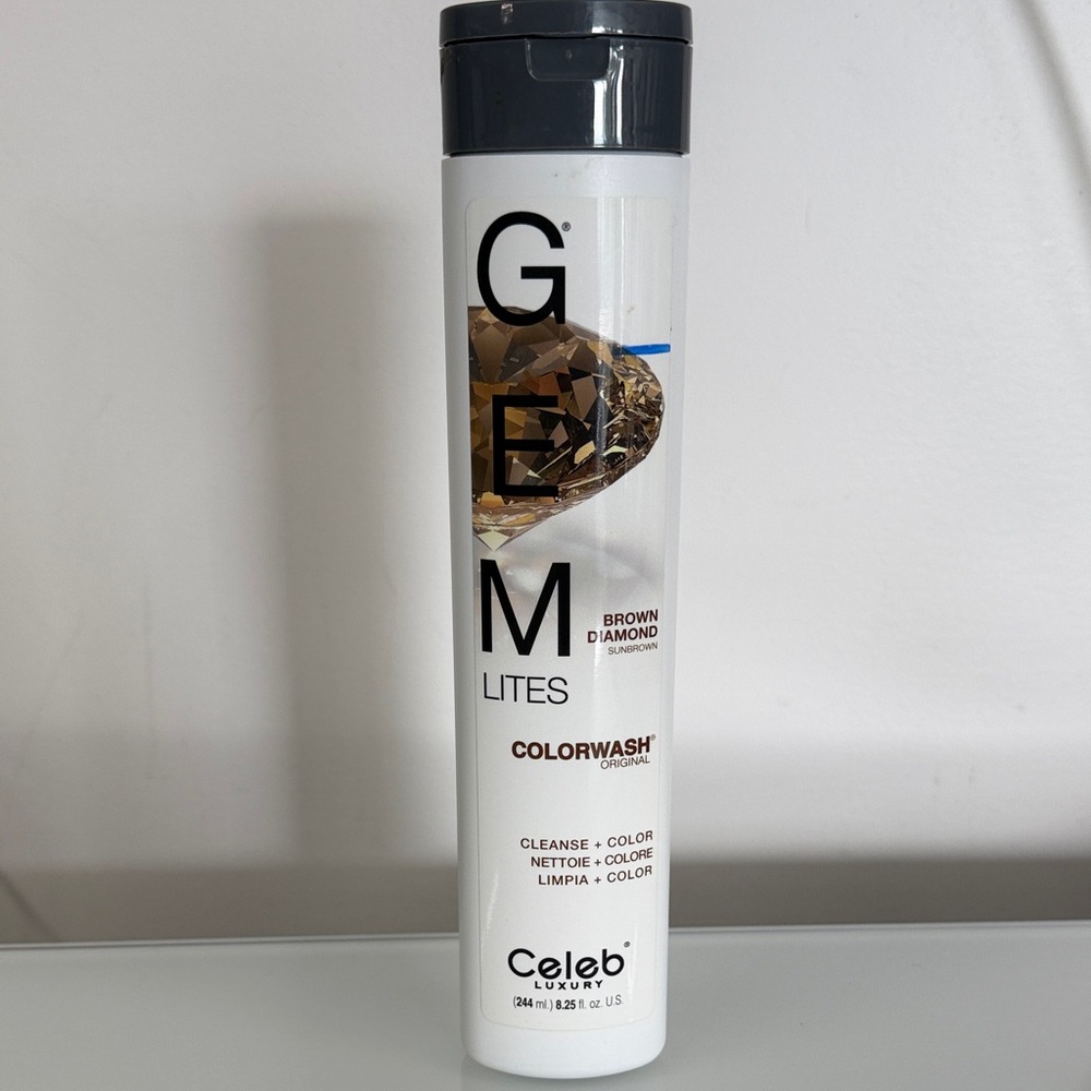 Celeb Luxury Gem Lites Colorwash Shampoo in the shade Brown Diamond Sunbrown